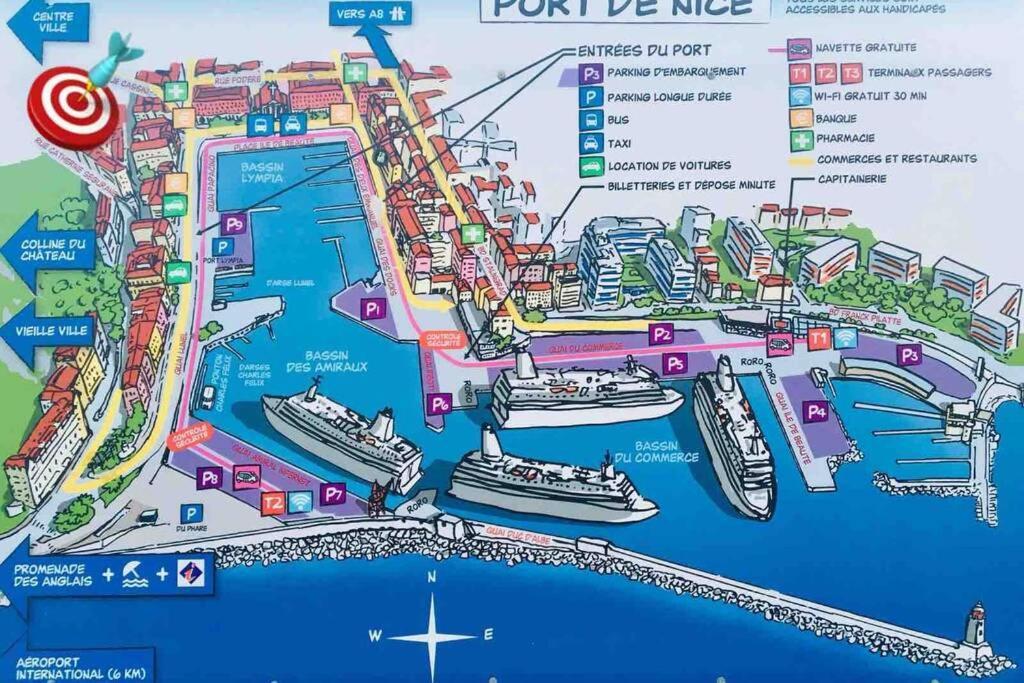 Atypique Studio Port De Nice Exterior foto